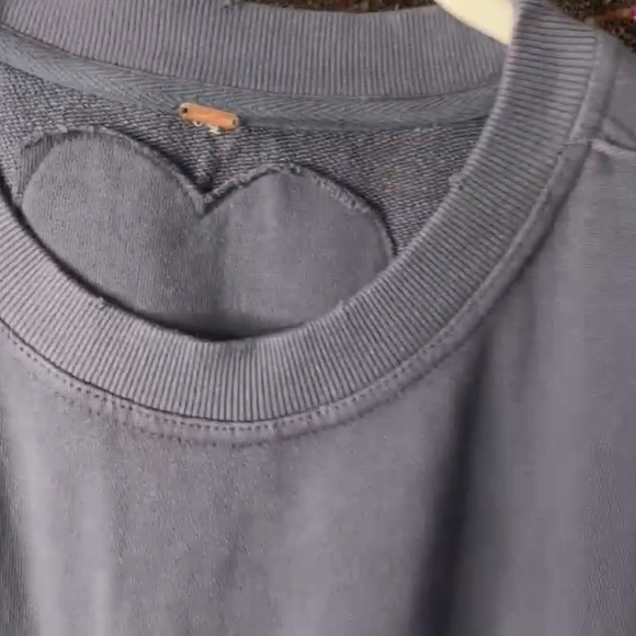 Free People Eleanor Sweatshirt Tunic Dress - Picture 4 of 4